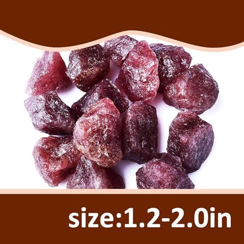 Raw Crystals, Large 1.2-2.0" Healing Crystal Natural Rough Stones for Intuition,Chakra,Meditation,Decoration,Polishing,Energy Work (Redquartz, 3.5oz-1.2-2.0"raw Crystals)