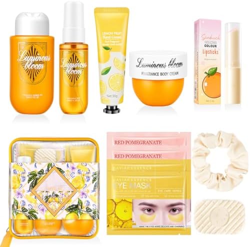 Gifts for Women Skin Care Set, 11 Pcs Skincare Kit For Women Gift Complete Travel -Size Spa Kit Skincare Gift Set Teens Birthday Galentines Day Party Favors Valentines Mothers Day Gift