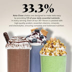 Keto Chow Chocolate Mint | Keto Meal Replacement Shake Powder | Nutritionally Complete | Low Carb | Delicious Easy Meal Substitute | Protein Rich You Choose The Fat | 21 Meal Serving