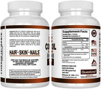 Arazo Nutrition Organic Coconut Oil 2000 MG Per Serving - 100% Extra Virgin Unrefined Cold Pressed for Weight Support, Skin, Hair, Nails - 120 Softgel Capsules