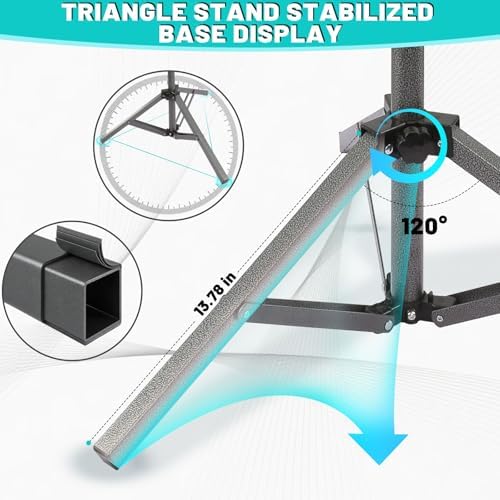 IV Poles,46to 85In IV Stand Floor with 4 IV Bag Holder Stand Portable Telescopic Stabilizing Tripod Stainless Steels Pipe Extension Pole IV Influsion Pole Lightweight Strudy (46-86in)