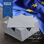 Granite Grey Beverage Napkins, 2-Ply Disposable Paper Napkins-Bar, Cocktail, Weddings, Birthday, EU Made, (300 Count)