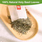 TEARELAE - Holy Basil Tea Bags - 60 Count - 100% Pure Natural Holy Basil Leaves - Aid in Digestion, Boost Immune System - Non-GMO - Caffeine-Free