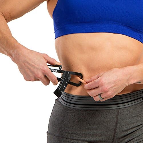 GoFit Accurate Body Fat Caliper - Charts and Instruction Manual,Black,GF-Cal