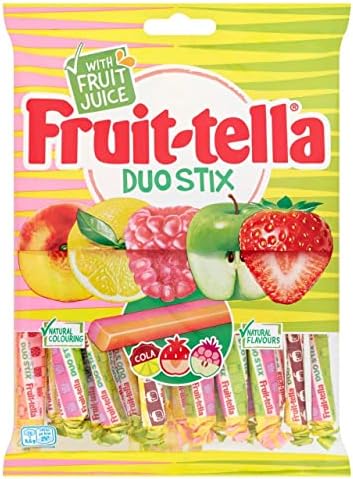 Fruittella Duo Stix Sweets Bag 160g