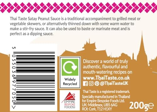 Thai Taste Satay Peanut Sauce (200g)