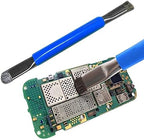 Double Head Steel Wire Brush Anti Static Hardening Brush Mobile Phone Mainboard Repair IC Pad Cleaning Brush Tools Plastic, Steel Wire, Alloy