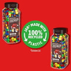 M&M's Milk Chocolate Bulk Candy in Resealable and Recyclable Jars, Party Size Assorted Chocolate Candies, Movie Night Snacks, Candy Buffet, 25.5 Oz Each (Pack of 2)