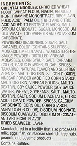 Sapporo Ichiban Chow Mein Yakisoba, 5 Count, 18 Ounce (Pack of 6)
