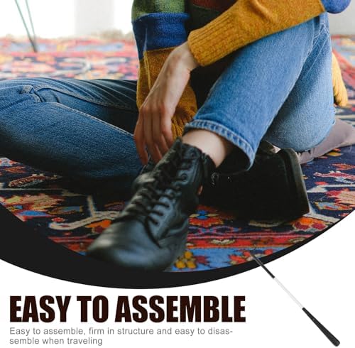 Detachable Two-in-one Dressing Aid Stick with Shoe Lifter and Sock Helper for Seniors Disabled and Pregnant Users, Convenient Mobility Aid for Easy Dressing and Shoe Assistance