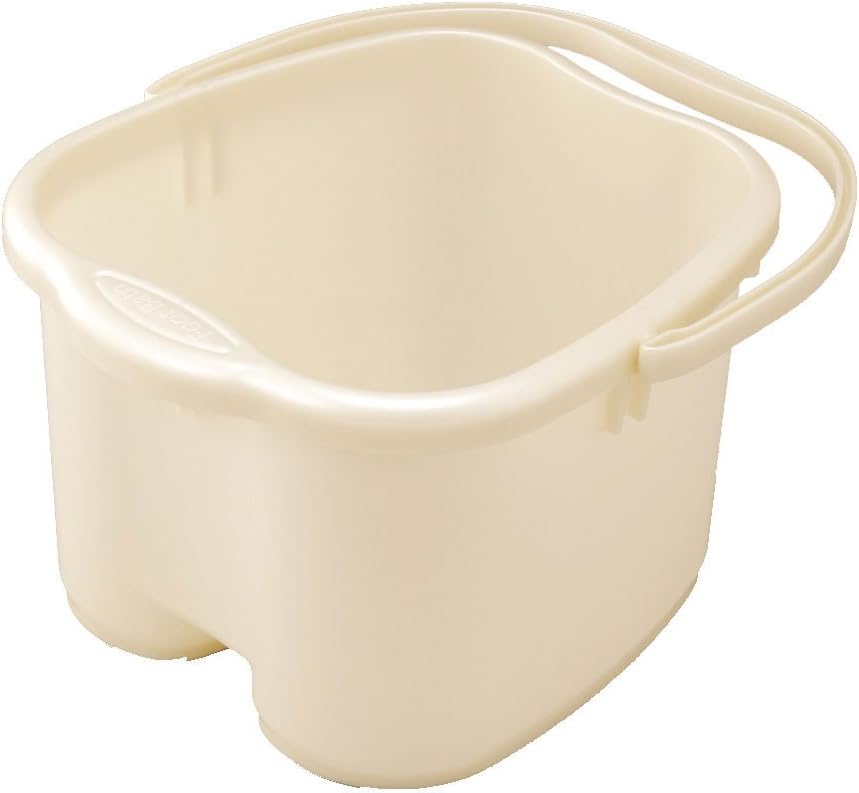 Japanese Foot Spa Bucket Foot Detox Massage Tub, White