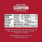 Melinda’s Scorpion Pepper Hot Sauce - Gourmet Scorpion Hot Sauce - Made with Trinidad Moruga Pepper, Carrots, Onion & Lime Juice - Keto, Vegan, Gluten Free - 10oz Squeeze, 1 Pack