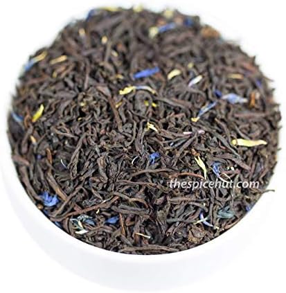 Decaffeinated Earl Grey Black Tea, Loose Leaf - Decaf, Bergamot Citrus, Hot & Iced | 80-100 cups, 8oz Bulk | The Spice Hut - First Sip