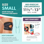 BraceAbility Patella Knee Brace for Women and Men - Patella Stabilizer Brace for Kneecap Dislocation, Patellofemoral Pain, Runners Knee, Tendonitis, MCL LCL Arthritis, Patellar Tendon, ACL Support (S)
