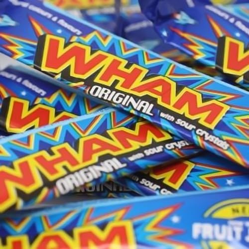 Wham Original Raspberry Chew Bars Full Box of 60