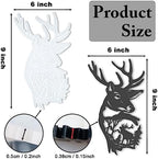 Deer Wall Decor Resin Silicone Mold, Deer Antlers Head Epoxy Casting Mold for Wall Hanging Mount Decor, DIY Door Wall Art Home Party Unique Decoration