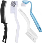 Grout Tile Brush, Under Rim Toilet Brush, Crevice Cleaning Brush Gap Cleaner Tool for Bathroom/Shower/Kitchen/Window Groove Corner Rim Cleaning