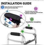 Walker Padded Hand Grip Covers Walker Hand Folding Rolling Walker Hand Grip Pads Washable One Size (WH23)