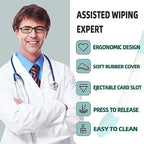 Fanwer Toilet Aids for Wiping Bottom - 15.7" Long Reach Comfort Butt Wiper Tools - Bottom Buddy Wiping aid Self Assist for Men, Women, Disabled,Elderly,Pregnant,and Back Surgery Recovery (2 Pack)