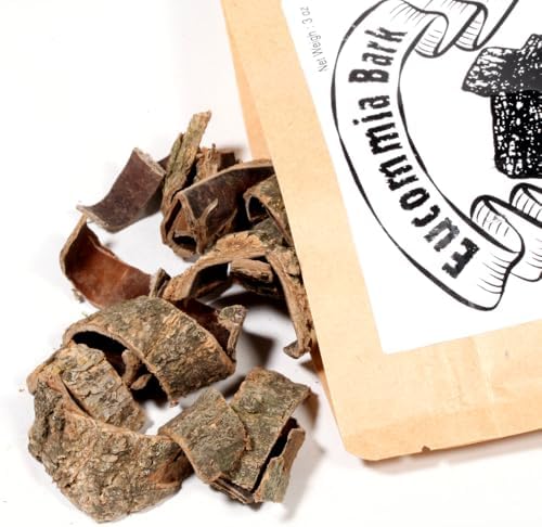 EidolonGreen [China Medicinal Herb]Organic Eucommia Bark, Natural Wild-Crafted Eucommia Ulmoides (Du Zhong/杜仲/두충) Dried Bulk Herbs 3 Oz (88g)