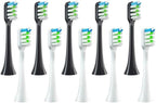 12 PCS Compatible with SOOCAS X3/X3U/X5 Brush Heads Replaceable Soft Electric Toothbrush Brush Vacuum Bristle Nozzles(12pcs Pink)(6black with 6white)