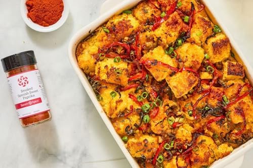 Savory Spice Smoked Spanish Sweet Paprika (2 oz) - Pimentón de la Vera, Smoky Paprika Seasoning for Soups, Stews, Chicken, Fish, Deviled Eggs, Mac & Cheese