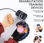 Rehabilitation Robot Gloves for Stroke Rehab, Hand Strengthening Devices, Speed Adjustable, with Split Finger Training and Mirror Training, Easy to Wear