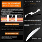 Scraping Massage Tool Physical Therapy,IASTM Tool for Myofascial Release,Muscle Scraper,Stainless Steel Fascia Knife Set(Color:D)