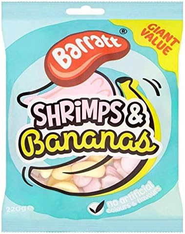 Barratt Shrimps & Bananas 150g (Pack of 4)