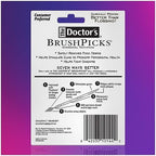 The Doctor's BrushPicks, Interdental Brushes & Dental Picks, Gently Remove Food Debris from Braces & Dental Work, 275 Count