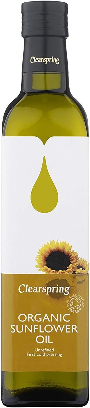 Clearspring Organic Sunflower Oil 500ml - CLS-SA105 by CLEARSPRING WHOLEFOODS