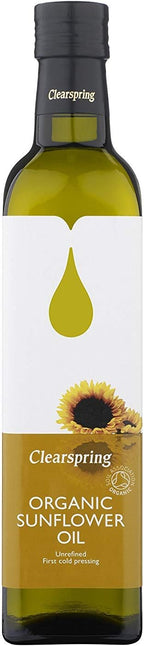 Clearspring Organic Sunflower Oil 500ml - CLS-SA105 by CLEARSPRING WHOLEFOODS
