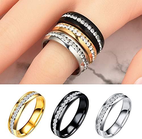 Health Care Weight Loss Fat Burning Slimming Magnetic Ring Rhinestone Jewelry Couple's Birthday Gift
