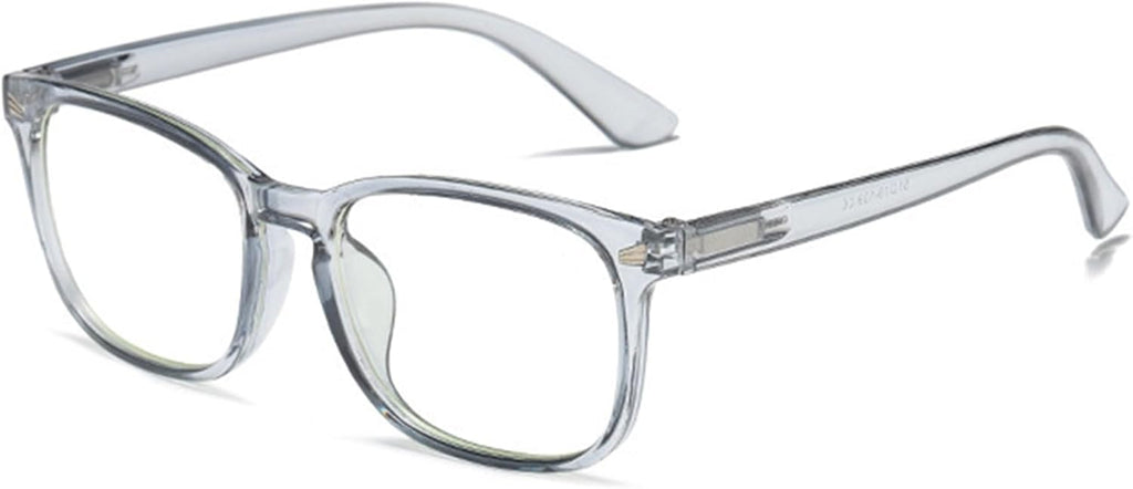 Lanomi Reading Glasses Rectangle Blue Light Blocking Eyeglasses Spring Hinge Stylish Lightweight Plastic Reader for Women Men