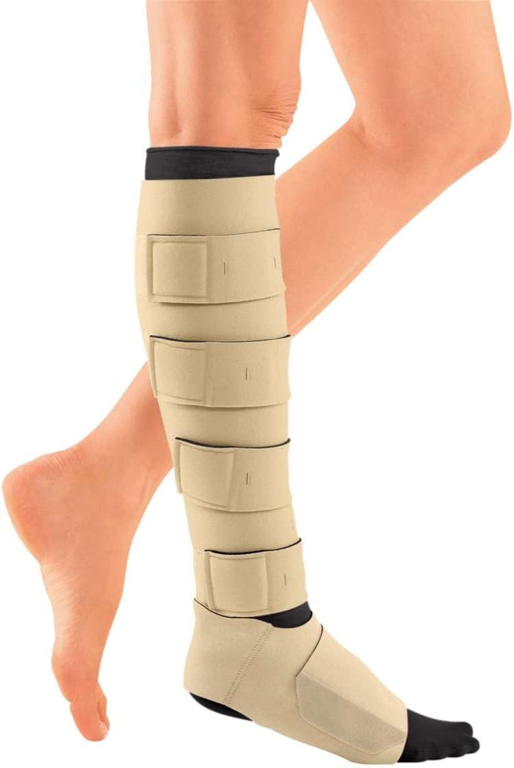 CircAid Juxtafit Essentials Lower Leg Long Beige Large Full Calf