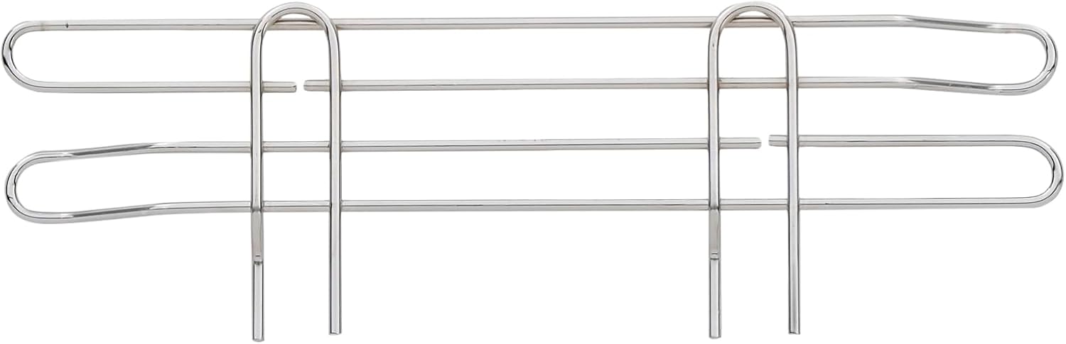METRO L18N-4C Super Erecta 4" High Stackable Ledge for Wire Shelving, Chrome, 18"
