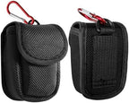 Fingertip Pulse Oximeter Case with Carabiner, Black Nylon Carrying Pouch, Suitable for travel or home(only case)