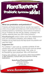 FloraTummys Probiotics for Kids: 30 Taste-Free Powder Packets, Free of Food Allergens, Non-Dairy, Gluten Free, Sugar Free, Non-GMO, Vegan