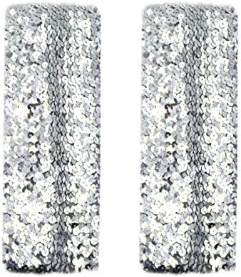 RARITYUS Sparkle Oversleeves Sequin Arm Sleeve Shiny Stretchy Elbow Cuffs for Performance Cosplay Halloween Costume