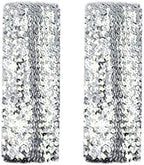 RARITYUS Sparkle Oversleeves Sequin Arm Sleeve Shiny Stretchy Elbow Cuffs for Performance Cosplay Halloween Costume