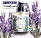 Panier des Sens - Soothing Lavender Moisturizing Liquid Hand Soap - French Provence Hand Wash - Savon de Marseille Soap with Olive Oil - Refillable Bottle - 97% Natural Ingredients - 16.9 Fl Oz