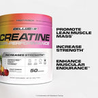 Cellucor Creatine Powder, Fruit Punch Flavor - Increases Strength, Lean Muscle Mass & Endurance, Micronized Creatine for Fast Absorption, 5g Creatine per Serving, 50 Servings