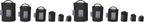 MDF Instruments Latex-Free Adult Replacement Blood Pressure Monitor Cuff - Single Tube - Black (MDF2100451-11) (Pack of 2)