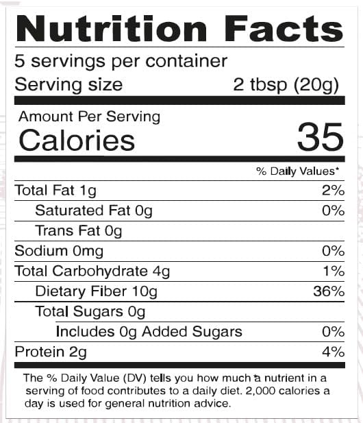 Organic Powder - Blend in Smoothies, Cakes, High Fiber Content, Made w/Cold-Pressed Natural Ingredients, Gluten-Free, All Purpose, Antioxidants Rich - Certified USDA (3.52 Oz, Grape Seed (Pack of 1))