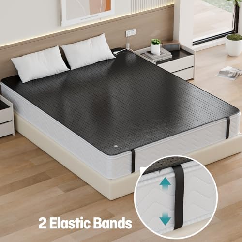 Grounding Mat for Bed, Grounding Mat Full Size, Grounding Mattress Pad for Sleeping, Stress, Enjoy Grounding Indoors,54'' × 78''