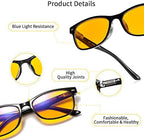 Suertree Reading Glasses Blue Light Blocking Eyewear Reading Aids Anti Blue Readers Eyeglasses for Women Men