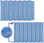 15 Pack Replacement Microfiber Mop Pad – Universal 17-18" Heavy Duty Reusable Refill – Thick Commercial Cleaning Pad for Wet & Dry Use - 18in Flat Mop Head (Trapezoid)