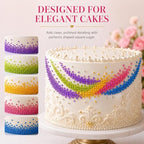 Confect Sparkling Sugar for Baking & Cake Decoration | Assorted pack of 5 Rainbow Sparkling Sugar Sprinkles Mix Purple, Parrot Green, Yellow, Bright Pink & Poppy Blue | Vegan, Gluten-Free, Nut-Free, Soy-Free, Dairy-Free, Palm Oil-Free - 5 Oz