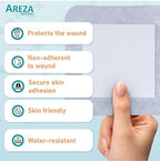 Areza Medical - Bordered Gauze Island Dressing - Wound Dressing - Latex Free - sterile - 6" x 6" - 30 per Box