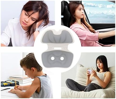 Marhynchus Back Support for Office Chair Cushion Foldable Lumbar Support Cushion, Ergonomic Back Cushion with High Density Sponge for Office Chair and Car, Posture Corrector